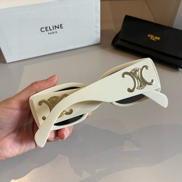 Celine Triomphe Women\'s White Sunglasses main image 5